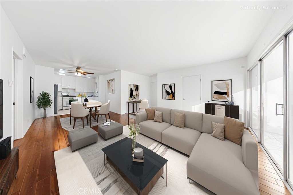 Bright and spacious, this first-floor 2-bedroom, 2-bath corner condo offers the ideal blend of comfort, convenience, and location in the heart of Santa Monica. Perfectly situated directly across from the beautiful Christine Emerson Reed Park, this home features a front-facing balcony with sweeping park views, filling the space with natural light and providing a serene backdrop of greenery, tennis courts, and open space. Just blocks from the beach, Montana Avenue, 3rd Street Promenade, and Ocean Avenue, the location couldn’t be more desirable. Trader Joe’s, restaurants, cafes, and shopping are all within a short walk, making this one of the most vibrant and convenient spots in the city.
Inside, the open floor plan flows seamlessly from the spacious living and dining areas to the enclosed patio, perfect for entertaining or relaxing with ocean breezes. Hardwood floors throughout add warmth and charm, while the kitchen offers marble countertops, ample cabinetry, and a new stainless-steel refrigerator. The primary suite includes a walk-in closet and en-suite bath, while the second bedroom provides generous storage and easy access to a full guest bath.
This well-maintained 11-unit building offers peace of mind with recent building-wide repiping with all new copper plumbing, a secure front entrance with surveillance camera, and gated subterranean parking with assigned storage. The condo is also conveniently located next to the courtyard, with easy access to the laundry room, building entrance, elevator, and just one level down to the garage.
Part of the highly sought-after Santa Monica-Malibu school district, this home is in the boundary of the renowned and top-rated Roosevelt Elementary School. With no rent control, it presents an exceptional opportunity for both owner-users and investors. Don’t miss the chance to experience the quintessential Santa Monica lifestyle, where the beach, park, shopping, dining, and schools are all just steps away.