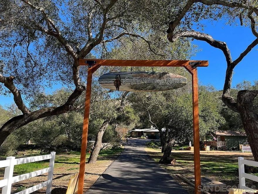 BUILDERS. TENTATIVE PARCEL MAP PROPOSAL. Welcome to your private oasis. Pull down your long-paved driveway, lined with vinyl 'Post and Rail" fencing to the "Surfing Cowboy Ranch". Take in the numerous Oaks, rolling hills, majestic rocks, chickens, garden and beautiful custom home in the near distance. 1 ADU, Granny Flat within main home, multi-generational home, plans for Tentative Parcel Map Proposal, 2, 2 acre proposed parcels to build 2 additional homes with ADUs. Upgrades since purchased. 37 solar panels and 200-amp electric panel owned 66k, new well pump 5k, ADU full remodel 75k, kitchen 25k, 2nd kit add bedroom 20k, Post and Rail Fencing 20k, wood stove/fireplace 4900, attic fan 1500, heat air slip system 4900, 37 fruit trees (variety), drip irrigation 1500, fence garden and greenhouse 3500, chicken coop 1500,