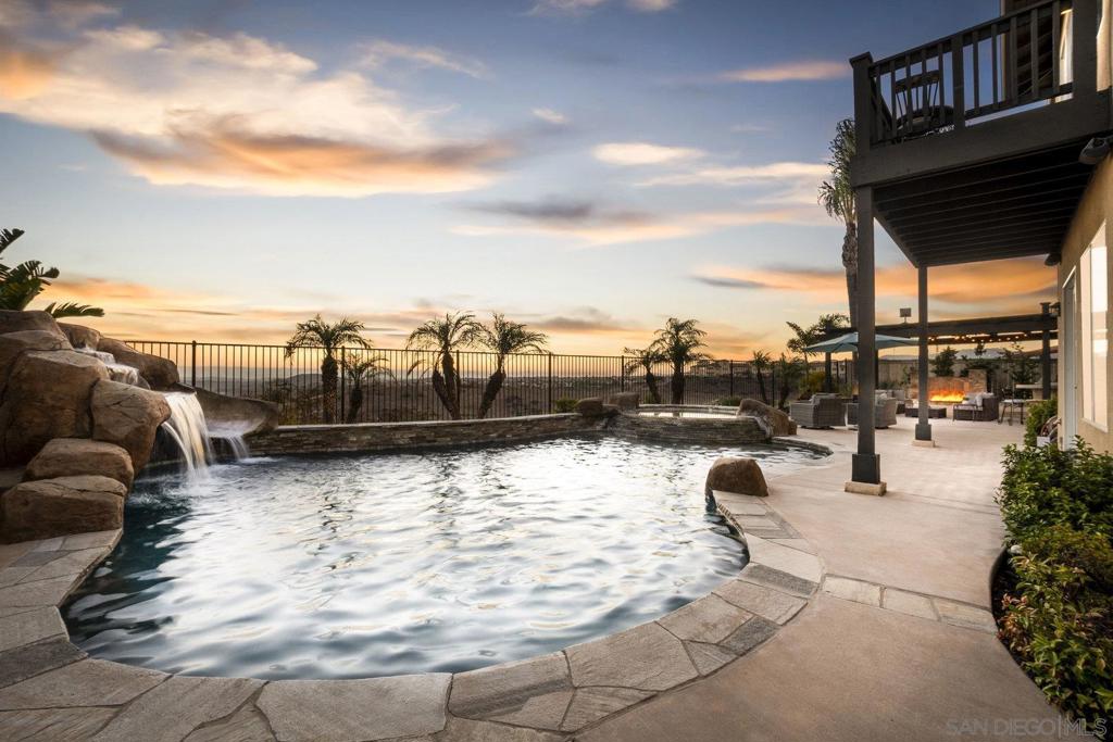 Gorgeous 4-Bedroom Home in 4S Ranch with Spectacular Views and Resort-Style Backyard. This beautifully maintained 4-bedroom, 3.5-bath home is perfectly situated in one of 92127’s most desirable neighborhoods, backing to peaceful open space with stunning views. The light-filled, open-concept floor plan features spacious living areas and a seamless indoor-outdoor flow.Step outside to your private backyard oasis, complete with a sparkling pool, exciting water slide, serene grotto, built-in BBQ, and cozy fire pit. The outdoor living space is perfect for entertaining or relaxing while enjoying San Diego’s year-round sunshine.With a fabulous location, incredible amenities, and a bright, inviting layout, this home offers the ideal blend of comfort, style, and resort-like living. Close to shopping, restaurants, parks, walking trails and best of Poway Unified Schools! PAID SOLAR!!
