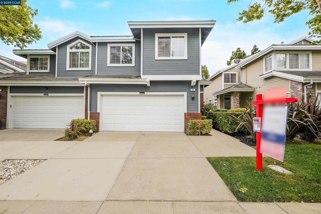Welcome to 266 Scotts Valley, a stunning townhome in the desirable Village Parkway Community of Hercules! As you step inside, you'll be greeted by the warm and inviting atmosphere of this beautiful two-story townhome, Vaulted heights, Designer color palate, Abundant natural light. The home boasts: Two car attached oversized garage** for ample parking and storage Inside laundry. Formal living and dining areas perfect for entertaining and relaxation. Modern kitchen with all major kitchen appliances, white cabinets, and stylish stone countertops for a sleek look. Stainless hanging Bistro lighting for a modern touch. The upper level features: 3 full-size bedrooms, 2.5 updated baths, Office over loft for a peaceful and productive workspace. And don't forget about slider access to the rear and side yards, where you can enjoy the outdoors and fresh air in the beautiful yard! The community is just a short stroll away from public transportation, retail, banks, walking, biking. Seller will credit 1 year of HOA to the successful buyer!!