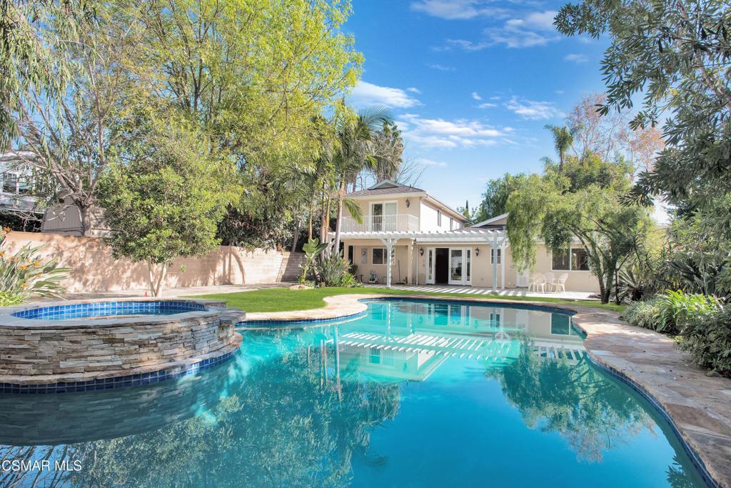 Spectacular House, Incredible Estate Property with lots potential and expansive 11,000+ sq.ft double lot! Open floor plan with amazing kitchen and hardwood floors. Entertainers Dream Yard With Tropical Sparkling Pool & Inviting Spa! Very Rare Detached 4 Car Garage, additional 1300 sq.ft. with a full bath/shower- could be Fantastic ADU, Office, Garage/Workshop, Studio, Guest house! Must See to Believe it! Incredible Prime Sherman Oaks Location! Walk to Ventura Blvd. and Fashion Square! Great Schools and parks near-by! Do Not Miss Sherman Oaks Living At Its Best!