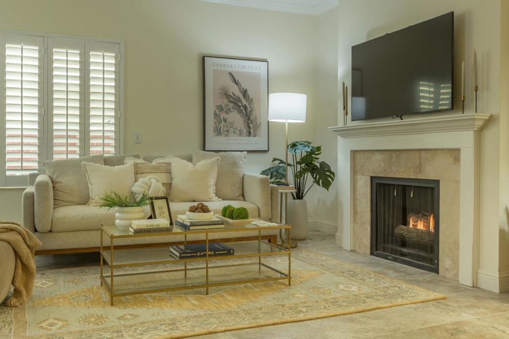 Welcome to this charming Carmel Village one-bedroom, one-bathroom home located in the picturesque city of Carmel. Walk to everything Carmel Village has to offer. This cozy residence offers an 850 sq ft living space with a thoughtful layout and modern amenities. The kitchen boasts granite countertops, a dishwasher, garbage disposal, microwave, electric oven range, refrigerator, and the warm natural light of a skylight, making it a delightful space for culinary endeavors. Cozy outdoor space for morning coffee. The home features a mix of tile and carpet flooring, providing comfort and style throughout. Enjoy the cozy ambiance of the living space with a baseboard heating system. Although there is no cooling system, the climate in Carmel is generally mild. Additional amenities include a security gate and skylight, enhancing both security and natural lighting. The laundry area is conveniently located in the garage and includes a washer and dryer, with access to a community facility if needed. This property is situated within the Carmel Unified School District. With its appealing features and prime location, this home offers a comfortable and convenient lifestyle.