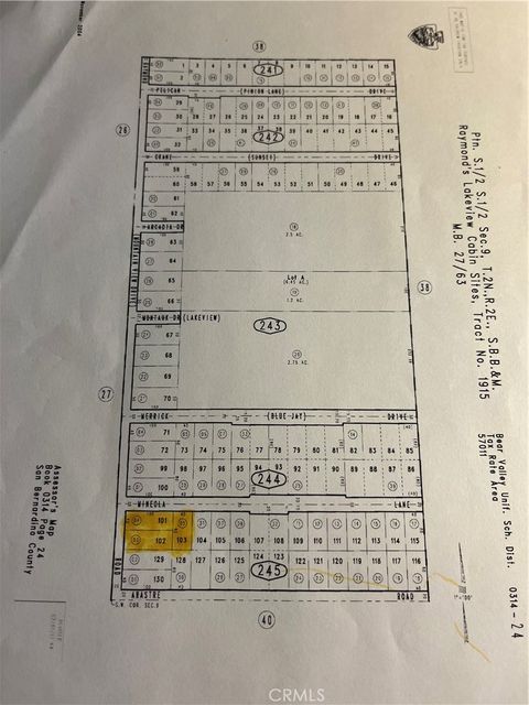 Photo of 0 Mountain View Drive & Mineola Ln, Big Bear City, CA 92314 (MLS # SR25081335)