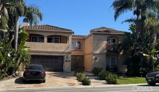Located in Cliff Haven, one of the most coveted enclaves in Newport Beach, this Mediterranean Style home offers more than 5600 sqft of living space, perfectly appointed on a 7800 sqft lot. The home is designed around a central atrium creating perfect flow and separation between guest wing and family residence. Featuring 6 bedrooms and 7 full bathrooms including a primary suite fit for kings and queens. The main level outdoor space includes a cabana bar with outdoor kitchen. A resort like pool & spa makes every day feel like vacation. Enjoy Sunsets over the bay and deep blue pacific from the roof deck leading into the evening twinkle of lights. Just one block from the south entrance to Castaway Park puts this home in the ideal spot for quick access to your morning walk, run, bike ride or just enjoy a coffee with a sunrise over the back bay. More Ocean and bay view greenspace is available .5mi and .6mi to the west at John Wayne Park and Kings Road Park. Premier schools, Fashion Island, Lido Marina village, world class beaches. It's Southern California Lifestyle at its best. Get it before it's gone.