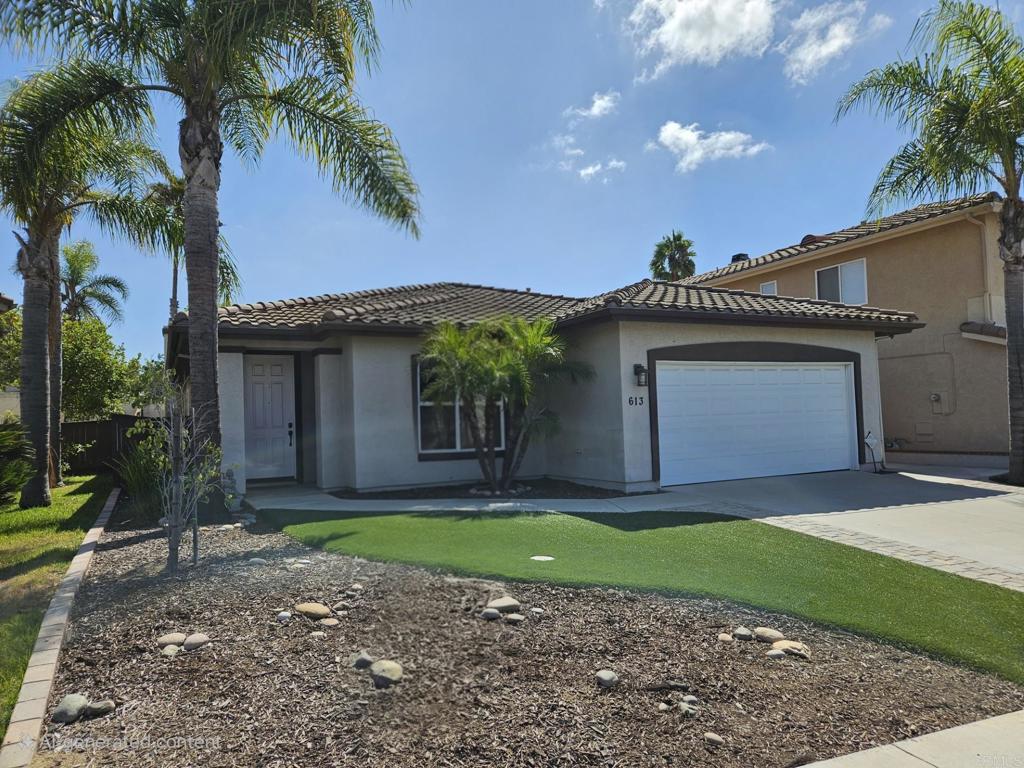 Stunning Single-Level Home in Desirable Sunbow – NO HOA, NO Mello Roos! Welcome to this beautifully maintained 4-bedroom, 3-bathroom single-story gem in the highly sought-after Sunbow community of Chula Vista! Move-in ready and thoughtfully updated, this home offers the perfect blend of comfort, style, and convenience. Enjoy seamless indoor-outdoor living with a spacious living room, a large family room ideal for entertaining, and a formal dining area perfect for gatherings and family meals. The low-maintenance front yard with turf and a well-kept backyard featuring an oversized patio make outdoor living a breeze. Nestled in a prime location just minutes from schools, shopping, dining, hospitals, parks, and easy freeway access—you'll love how connected and convenient this neighborhood truly is. Has solar and water softener. No HOA fees, no Mello Roos, and incredible value in a move-in-ready home like this? Don’t miss your chance—this one will go fast!