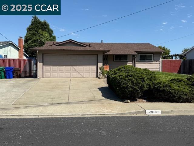 The one you have been waiting for !!! Well cared for by the original owners. First time on the market. This one has great bones. Move in ready. New roof in 2024, dual paned windows, upgraded electrical panel. Premium 6,300 sq. ft. view lot offers off street parking down both sides of the property. Original floor plan 4 bedroom, 2 bath, 1331 sq. ft. Easy access to highway 80, Richmond Parkway and BART. Clear section 1 Pest and sewer lateral compliance prior to close of escrow. Ready to Go, move in and unpack!!!