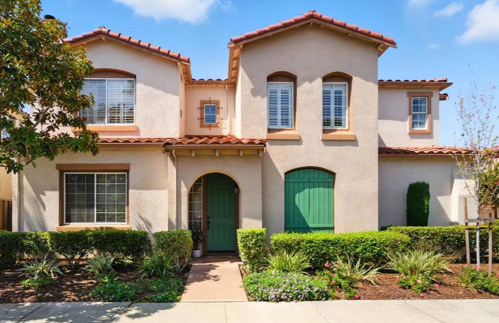 Gorgeous newer design home with sought after high ceilings, luxurious, ultra spacious primary suite with walk in closet, dual sinks, large soaking tub and separate shower plus private water closet. Fully remodeled kitchen with new cabinetry, porcelain counters and newer appliances which include a Panasonic Home Chef microwave/convection oven/airfryer. Dining room buffet cabinetry added for serving and designer storage. The other two bedrooms share Jack and Jill bathroom with quartz counter new sinks and faucets. This bath allows added private bathroom access from both bedrooms. Enjoy the elegance of real wood floors. Lush, private back yard offers space to enjoy al fresco dining, BBQ or time with friends and family. Best of all this home is just steps from Santana Row and Valley Fair mall. This home offers a lifestyle of walking to shopping, restaurants, Farmers Market and movies. 1 yr old HVAC. Roof excellent condition. This home is move in ready to enjoy.