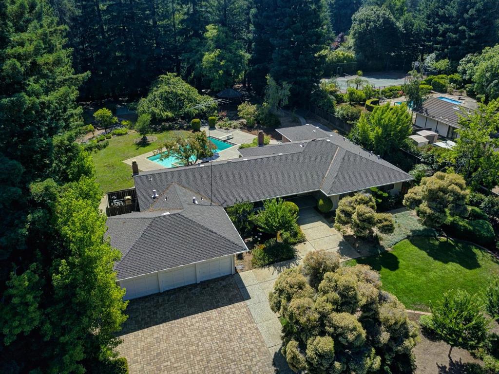 Prepared to be impressed by this enchanting estate sitting on almost an acre of level lot in most prestigious neighborhood of Saratoga* Surrounded by stunning mansions, on a tranquil quiet street near West Valley college* Enjoy your private pool, pickle ball court, pagoda and park-like landscaping and mature trees*Platinum opportunity to add your personal touch to create your own exquisite family living and entertaining experiences* Great potential for additional ADU* Excellent Saratoga schools*
