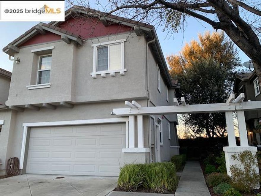 WOW! Super nice! Well maintained 3 bedroom, 2.5 bath two story with granite kitchen, stainless steel appliances including dishwasher, microwave, refrigerator. All raised panel doors, central air & heat. Upstairs laundry room WITH washer & dryer. Small fenced yard - low maintenance. Two car attached garage with remote. This updated townhome is located in the heart of Brentwood and in a gated community. Community pool will keep you and your family refreshed in the summer! Rent now $3200 for immediate move in. $3200 deposit with approved credit.  Better Hurry!