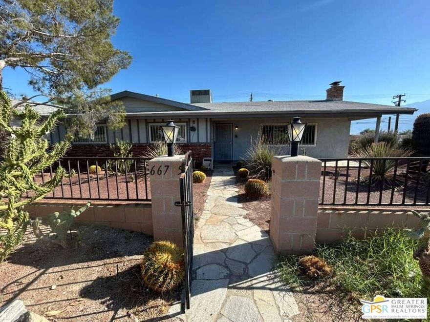 MID-CENTURY  Opportunity...  This CALIFORNIA "RANCH" Pool home on an oversized, fenced corner lot features a recently renovated pool/spa with new plaster, plumbing and equipment, an almost new "Package" roof mounted 5 ton AC unit which is less than 24 months old,  and engineered laminate oak flooring throughout.  The interior could "sparkle" with  new paint and deep cleaning...  Do not miss this opportunity to own this incredible opportunity!!!