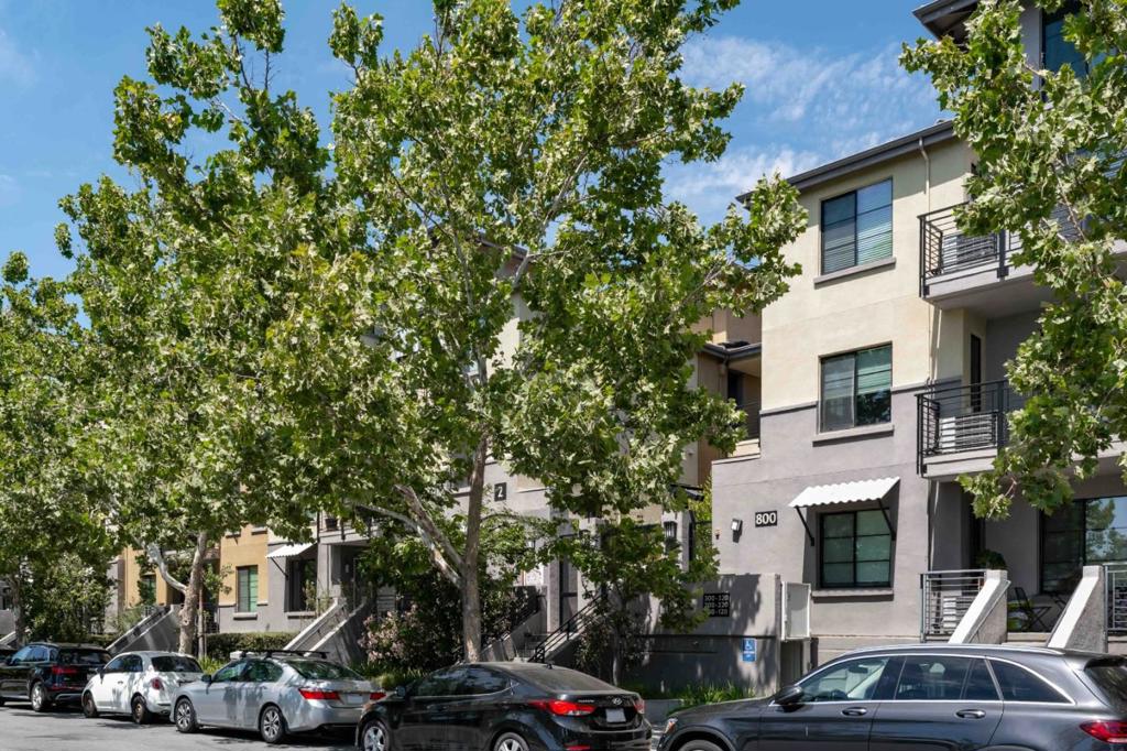 Welcome to 800 N 8th St #207, a spacious, light-filled 2BD/2BA condo in the heart of San Joses vibrant Northside, just blocks from Japantown. This 1,173 sq ft home offers an open-concept layout with wood flooring, high ceilings, and abundant natural light. The kitchen features modern finishes, perfect for cooking and entertaining. The primary suite includes an ensuite bath and walk-in closet, while the second bedroom is ideal for guests or a home office. Enjoy your private balcony, in-unit laundry, and secure 2-car garage parking. Built in 2004, this well-maintained community offers easy access to SJSU, VTA, light rail, dining, shopping, and major tech hubs. With a Walk Score of 82 and Bike Score of 94, convenience is at your doorstep. A rare opportunity to live in a move-in-ready unit with modern comfort in one of San Joses most walkable neighborhoods.