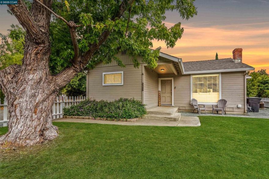 Discover your private oasis in Concord, nestled within a tranquil, established neighborhood. This charming updated home brims with character, sitting on nearly a quarter-acre of secluded land, offering an exceptional blend of space and serenity. Step inside to a bright inviting atmosphere with beautiful flooring, gorgeous vaulted ceilings in the family room and a bright, welcoming ambiance. The versatile layout features two expansive living areas—perfect for a home office or playroom—alongside three comfortable bedrooms and two bathrooms. The primary bedroom serves as a cozy retreat, while the additional bedrooms offer flexibility for guests, creative spaces, or home office needs. At the heart of the home is an inviting eat-in updated kitchen, ideal for everyday living and entertaining. Venture outside to the generous backyard.  Enjoy sunny days by the sparkling pool and spacious deck, perfect for year around barbecues and peaceful relaxation. A true gem of this property is the garage—a versatile area poised to transform into your ultimate man cave, she-shed, or creative workshop. This move-in-ready home beautifully blends timeless charm with modern updates, offering a rare opportunity to own a Concord retreat that feels worlds away yet remains conveniently close to everything.