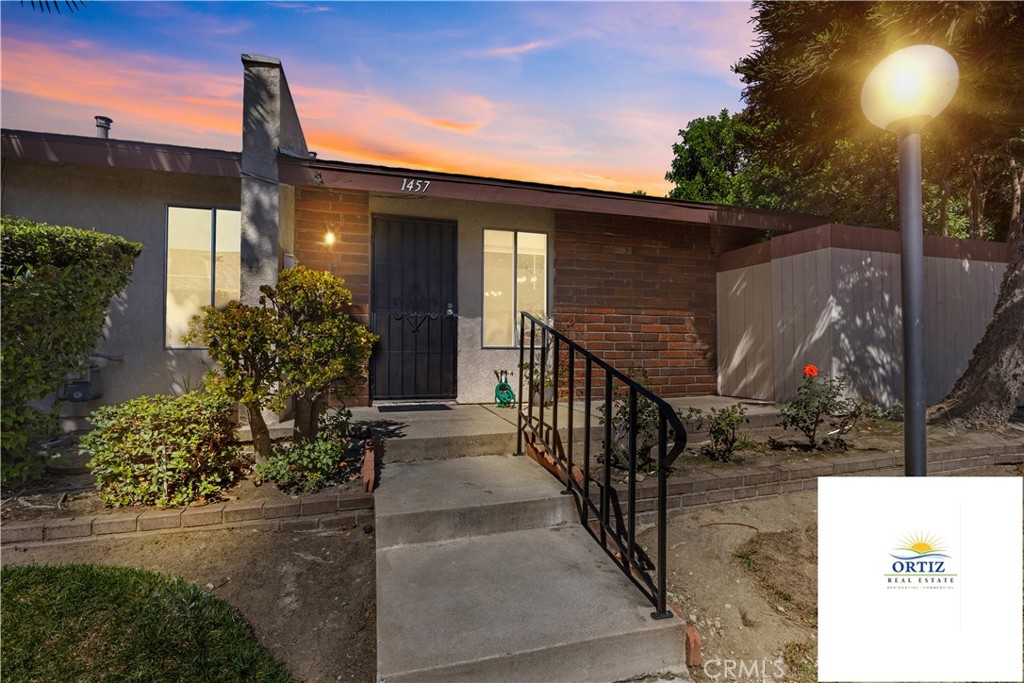Welcome to a single floor plan 3 Bedroom / 2 Bathroom condominium located in the desirable commuter-friendly City of Upland. This light and bright single family home features a very spacious floorplan with new vinyl flooring, tile in kitchen, dining room and bathrooms. This condo offers plenty of daylight and is spacious with cathedral/vaulted ceilings in living room. Entry door faces south. Kitchen is updated and a large private covered patio with private side entry. Property has in kitchen washer and dryer hook-ups in home. Property has plenty of lush landscaping with meandering paths, and walking distance to the association pool and jacuzzi. Additionally. there is a one car detached covered garage with remote control access and an additional open space parking space. Book your private showing today! There is plenty of retail surrounding this condominium complex and commuter friendly near I-10 freeway and Ontario International Airport.