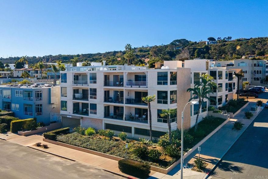 Waterfront Corner condo in Exclusive La Playa Area-Rare Opportunity!  Discover coastal living in this rarely available corner unit in the prestigious La Playa neighborhood of Pt. Loma. This spacious two bedroom, two bath home offers the 2nd largest open fl. plan in the complex and features breathtaking views of SD Bay and SD city skyline. Located just steps from Kellogg Beach, you'll enjoy a serene, local paradise ideal fro swimming, kayaking, paddle boarding, or relaxing in the sand. Dog friendly beach is ideal for picnics and sunset strolls.  Tucked away from the hustle and bustle of Pt. Loma, you're only minutes from fine dining, shopping, Liberty Station, Shelter Island, Sunset Cliffs, OB Pier, Petco Park, Cabrillo Monument and entertainment from Humphreys.  Enjoy watching Navy Vessels, Navy SEAL Ops, tall ships, cruise ships right from your living room, dining room, and kitchen, while both bedrooms overlook the beautifully maintained community pool.  Experience the best of San Diego's waterfront lifestyle in this rare La Playa Gem.