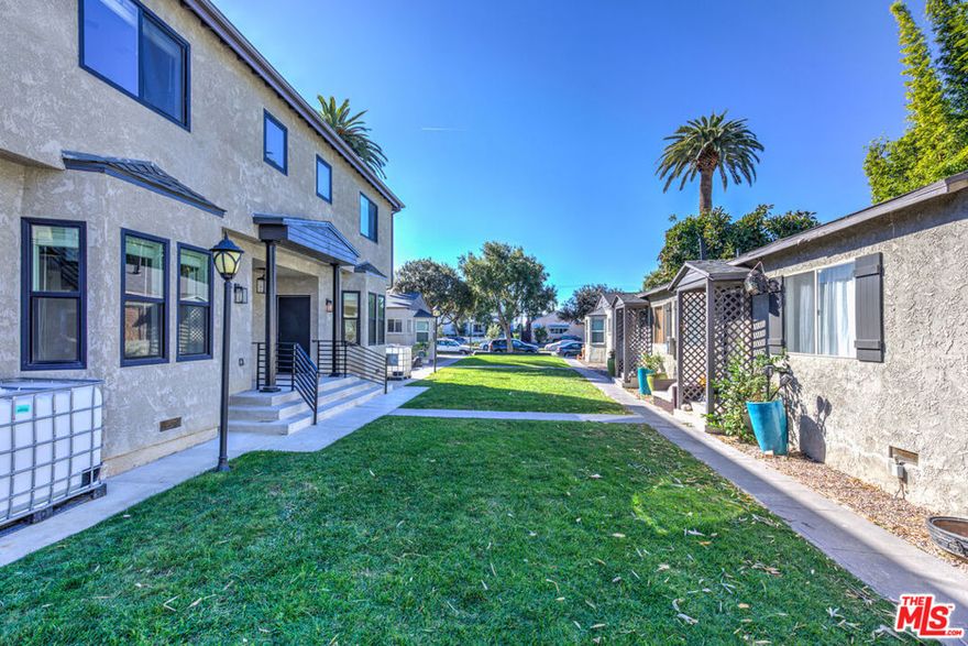 Renovated 1-Bed Apt (w/ in-unit Laundry & AC!!!) in Serene Santa Monica Courtyard Building in Serene Santa Monica Courtyard Building! resenting Unit B at 1851 Euclid Street, Santa Monica, a fully renovated 1-bedroom apartment within a unique and serene courtyard building just west of 14th Street and south of Michigan. This fantastic apartment features a spacious common area with an open/versatile layout, a well-equipped kitchen with stone countertops, ample storage, and stainless steel appliances (dishwasher, range, and fridge).The bedroom comfortably fits a king-size bed and furniture and includes a sizable closet. The bathroom is fully equipped and ready for use. Additional amenities include in-unit laundry hookups, air conditioning, hardwood flooring, and high-end finishes. Street permit parking is easily accessible. We have 1 parking space available for rent too! Inquire. The owner covers water, sewer, and trash expenses.