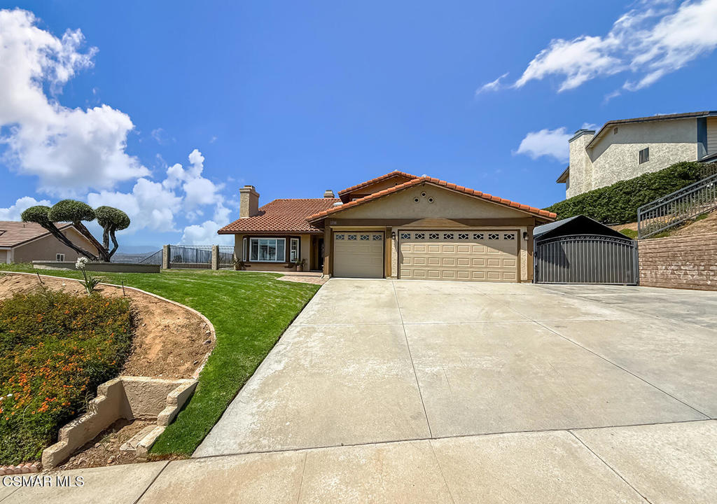 Views, Views & More Views! New To The Market Is This Stunning 4 Bedroom, 3 Bath Two-Story Home Located In Wonderful Moorpark. It Spans Almost 2,900 Sq Ft & Offers 3 Fireplaces. The Views From The Front Yard Are Spectacular And The Views From The Backyard Are Breathtaking. This Home Has Many Updates Including The Kitchen, Bathroom, A/C, Water Heater & Much More! Larger Than The Average Lot With A Three Car Attached Garage & Additional RV Parking. This Home Has Always Been Well Maintained & Is Close To Freeway Access, Schools, Parks, Restaurants & Shopping. Imagine An Oversized Living Room That Could Be Used As A ''Great Room'' For Entertaining Your Friends & Family. The Charming Family Room With A Built-In Wet Bar Allows Easy Access From The Living Room As Well. The Downstairs Bedroom & Full Bathroom Is Ideal For An In-Laws Suite Or Guest. The Backyard Has Plenty Of Size To Allow Your Imagination To Create Its Own Masterpiece. Whether It Be A Swimming Pool, Sport Court, Built-In Barbecue, Logia Or Deck, The Backyard Canvas Is Just Waiting For You To Paint On It Using Your Imagination. Light Traffic As Street Ends In A Cul-De-Sac & There Are No HOA Dues. Welcome Home!