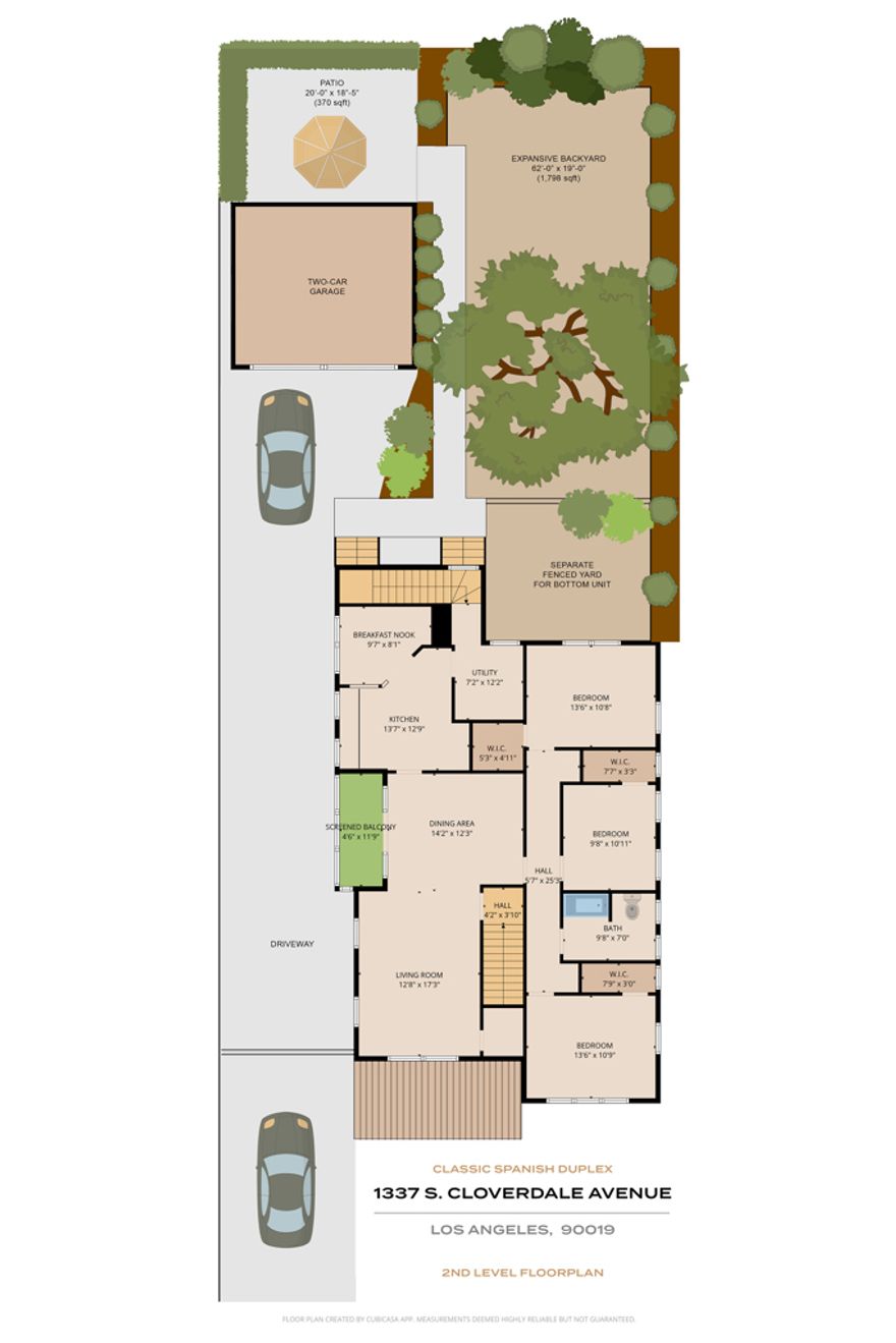 The property has over 2,300+ square feet of private yard space. With mature landscaping and 2 separate patios, it's perfect for entertaining, lounging, or dining al fresco under the shade of a magnificent Chinese Elm tree. The expansive outdoor space also presents the opportunity to add an ADU for additional income, while still having a large yard, making this property a smart investment or a flexible living arrangement. Inside this beautiful sun-filled two-story Spanish duplex offers 3,118 sq. ft. of living space. It's a classic 1920s property that has been lovingly maintained and thoughtfully updated, while retaining its original charm and architectural details. Each unit features three spacious bedrooms with large closets, one bathroom, a living room that showcases coved ceilings and a large picture window, plus vintage built-ins throughout that add timeless character to every room. The vacant upstairs unit has been stylishly remodeled with all original wood flooring being freshly refinished. The updated kitchen includes quartz countertops, new lighting and hardware, plus a charming breakfast nook. The airy remodeled bathroom has a new vanity, plus original marmoleum and built-ins to provide a perfect blend of modern comfort and old-world charm. A private screened-in balcony offers a tranquil retreat, ideal for enjoying morning coffee or an evening tea. Each residence has an in-unit laundry room, making for private convenience. With large windows on all 4 sides, natural light floods the interiors while offering views of the peaceful, tree-lined street. The updated systems feature electrical and sewer upgrades, fully repainted in 2023, plus the house has been bolted to the foundation, ensuring long-term peace of mind for both owners and tenants. Outside, additional amenities include a long driveway with room for multiple vehicles and a two-car garage, providing ample storage and parking. The flexible layout makes this an ideal owner-user opportunity, allowing buyers to live in one unit while renting the other to help offset the mortgage or to hold it as a stable investment property. Additionally, the property could be creatively converted into a single-family residence of over 3,000 sq. ft. for those seeking a larger living space. This is an excellent opportunity to own a move-in-ready Spanish duplex that features income potential, abundant outdoor space and timeless architectural characterall in a prime Los Angeles neighborhood. Situated in the Wilshire Highlands neighborhood, the property is just moments from trendy shopping and dining on Pico, The Grove, Miracle Mile and Midtown Crossing. Its convenient access to Beverly Hills, West Hollywood, Culver City, Century City, Downtown Los Angeles and Santa Monica make it one of the best central locations in the city, ensuring you are always connected to the heart of Los Angeles.
