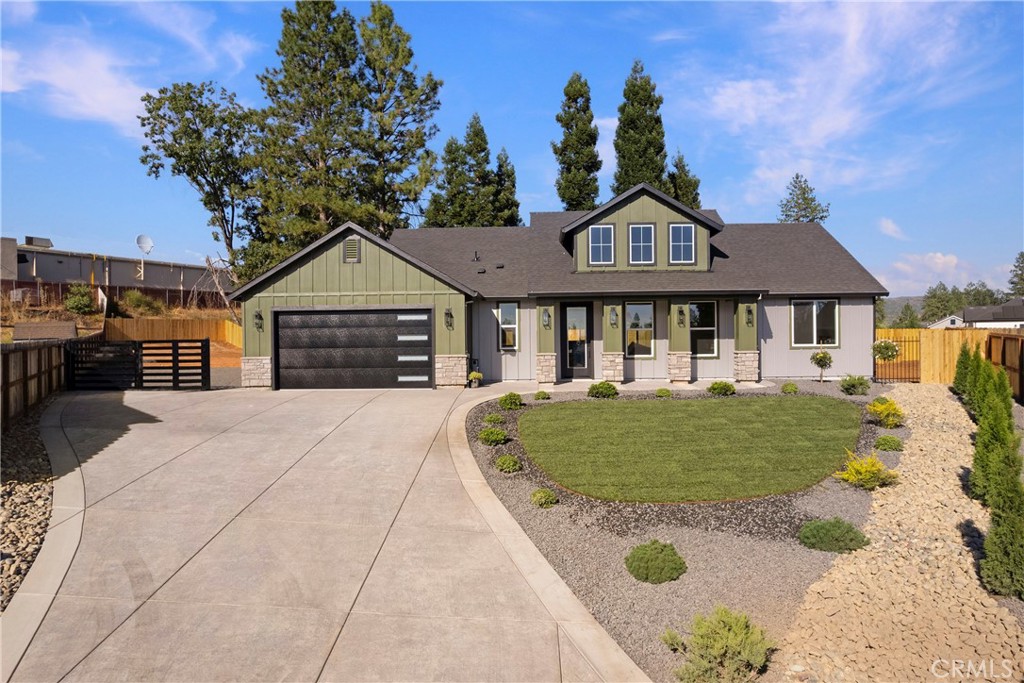 As you pass through the neighborhood, and turn into mountain meadow ct, you will be amazed. Home is perched back and will stand out. RV access on the left side with metal custom gates! Room for all your toys. Paid off Solar, Fully landscaped, Wide stamped concrete driveway. As you walk to the front door you will notice the porch where you can imagine drinking your morning coffee. Stepping inside you will be greeted by the soaring 9-foot ceilings throughout, while the living room takes luxury to new heights with a vaulted ceiling and tiled fireplace. Kitchen is a masterpiece on its own and a chef's dream. Featuring stainless appliances, farmhouse sink and even equipped with a pot filler and towered cabinets. Designed with lots of windows for natural lighting, and a split floor plan, 3bedrooms with 2baths. Lots of room for storage in this one. Primary bedroom has Walk-in Closet, double sink vanity, tiled wall with shower & a separate free standing tub. Walking out you will be thrilled with the big wide patio and spacious backyard. Where you can peacefully relax and have all your parties. Located in the middle of paradise. With every detail thought out. You wont want to miss this one! To many upgrades to list. Come see it for yourself.