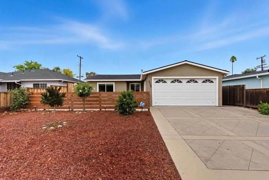 Welcome to this tastefully updated single level home in desirable Cambrian! You are immediately beckoned by a beautiful curb appeal with rose bushes, fresh landscaping & striking stamped concrete driveway and paver courtyard. The interiors feature 4 bedrooms, 2 bathrooms, a thoughtfully upgraded kitchen with stainless appliances, a stunning hall bathroom & an updated primary suite with ample closet space. The two car attached garage has gleaming epoxy floors and finished walls. Other improvements include house energy-efficient dual-pane windows, recessed lighting & modern light fixtures, water softener & more! Unwind in the backyard with ample patio space, pomegranate tree & tasteful landscaping, with a detached shed for storage or future office use. Close proximity to future Cambrian Village, Downtown Campbell, Los Gatos & Willow Glen. Quick access to major tech companies like Apple/Nvidia. Commute routes HWY 17, 85, Almaden/San Tomas EXPY. Come tour this special home​​‌​​​​‌​​‌‌​​‌​​​‌‌​​​‌​​‌‌​​​‌​‌​​​‌‌​ today!