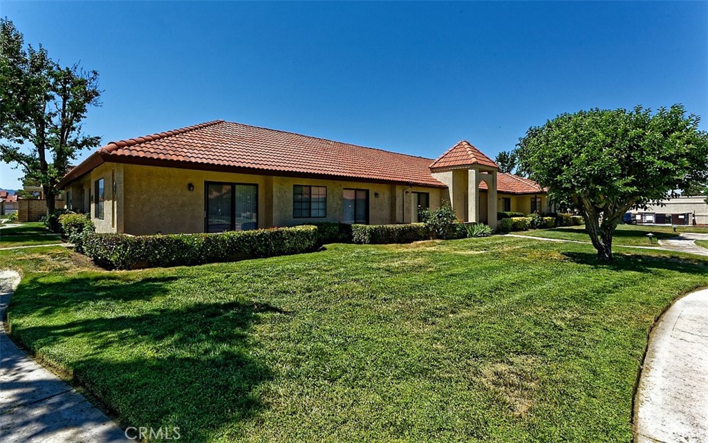 Welcome home to your beautifully renovated 2 Bedroom 1.5 Bathroom home located in the Apple Valley's Premier 55 + community. The home features an open and airy living room with ceiling fan and a glass sliding door leading to a patio where you can sit and enjoy your morning coffee. Kitchen featuring all new appliances and new Granite counters. New Laminate Flooring in living room, hallway and Kitchen. Bedrooms have new carpet. Both bathrooms have new vanities master bathroom has a walk-in shower. As a resident of Jess Ranch, you'll have access to many amenities including a clubhouse, swimming pool. and fitness center. the community also offers 24/7 gated security. Conveniently located near shopping, dining, medical centers and so much more.