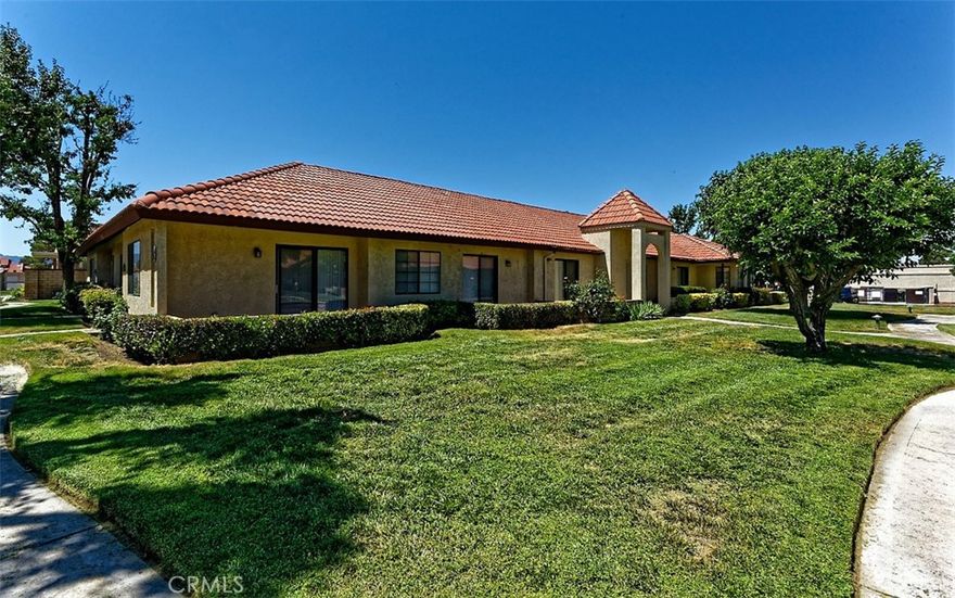 Welcome home to your beautifully renovated 2 Bedroom 1.5 Bathroom home located in the Apple Valley's Premier 55 + community.  The home features an open and airy living room with ceiling fan and a glass sliding door leading to a patio where you can sit and enjoy your morning coffee.  Kitchen featuring all new appliances and new Granite counters.  New Laminate Flooring in living room, hallway and Kitchen.  Bedrooms have new carpet.  Both bathrooms have new vanities master bathroom has a walk-in shower.   As a resident of Jess Ranch, you'll have access to many amenities including a clubhouse, swimming pool. and fitness center. the community also offers 24/7 gated security.  Conveniently located near shopping, dining, medical centers and so much more.