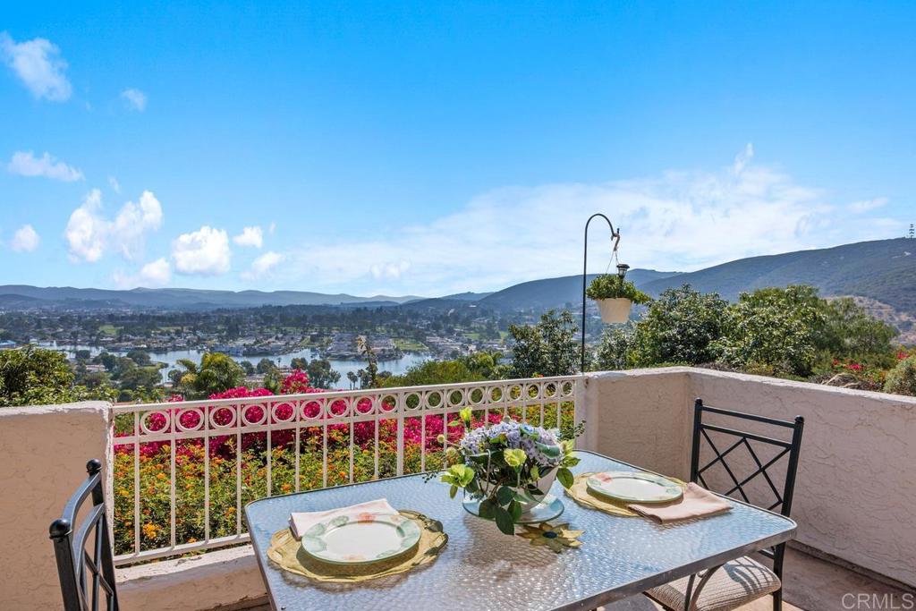 Spectacular Lake Views in Lake San Marcos! Welcome to one of the best locations in the neighborhood—this pristine unit sits atop the hill, offering unrivaled panoramic views of charming Lake San Marcos. With dual patios facing the lake and more outdoor space than many neighboring units, it’s the perfect spot to soak in the scenery. Inside, you’ll find a beautifully maintained home with thoughtful upgrades including partial LVP flooring, top-of-the-line granite countertops, stainless steel appliances, an upgraded sink and fixtures, and mirrored closet doors in both bedrooms. The spacious 2-car garage is conveniently located at the top of the hill on a cul-de-sac with plenty of guest parking. This unit is steps from a gorgeous ocean view-sit and have a glass of wine while you watch the sun go down over the ocean; this home is on top of the world! Enjoy an ideal layout with great flow and a serene setting—perfect for sipping your morning coffee while taking in the beauty of Lake San Marcos. Come see this gem for yourself—you won’t want to leave!