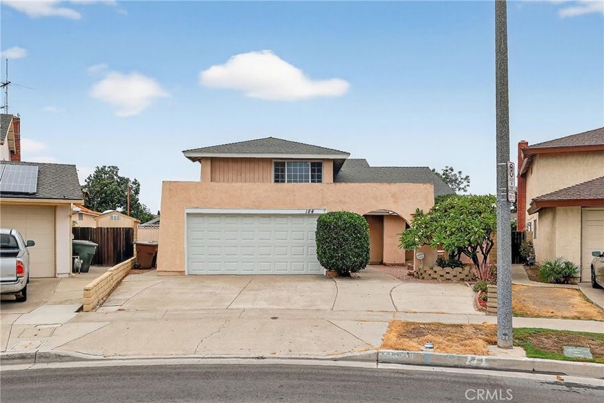 4 BED 2 BATH HOME WITH OPEN FLOOR PLAN IN THE CITY OF ANAHEIM! Step inside and you will immediately notice how wide open the living space is and the high ceilings.  Flooring and tile throughout the home. The kitchen is updated with stainless steel appliances, and plenty of cabinets for storage. There is a sliding glass door with direct access to your large private backyard that is perfect for relaxing and entertaining guests. There is one bedroom and bathroom downstairs with the remaining 3 bedrooms upstairs. Direct 2-car garage access. Plenty of restaurants, shops and entertainment nearby. Easy access to the 57, 91, and 5 freeways.