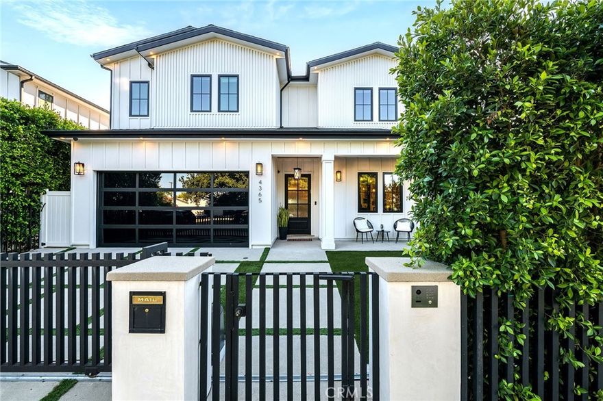 Welcome to 4365 Kraft Avenue a rare opportunity to lease a sophisticated blend of modern design and luxurious comfort in the heart of Colfax Meadows, one of Studio City’s most desirable neighborhoods. Ideally positioned just moments from the charming Tujunga Village and within the Carpenter Charter School district, this home offers refined living in a premier location. Step inside to a grand and inviting atmosphere, where soaring ceilings, wide-plank hardwood floors, and curated designer details set the tone for upscale comfort. The thoughtfully designed open floor plan seamlessly connects the formal living room with its sleek fireplace and custom built-ins—to an elegant dining area perfect for hosting in style.

At the center of the home is a gourmet kitchen, appointed with top-tier appliances, custom cabinetry, and a dramatic waterfall-edge island. The kitchen flows effortlessly into a spacious family room, where oversized sliding glass doors open to a resort-style backyard blurring the lines between indoor and outdoor living. The private outdoor retreat features a sparkling pool and spa, built-in BBQ, retractable awnings, outdoor heaters, and lush landscaping ideal for relaxing or entertaining year round. Additional upgrades include landscape lighting and subtle crown molding to conceal wiring, enhancing both form and function. The main level is complete with a state-of-the-art home theater, offering plush custom seating and premium AV equipment, a glass-enclosed office with built-in cabinetry, an en suite guest bedroom, and a chic powder room. Upstairs, the primary suite serves as a tranquil escape, boasting vaulted ceilings, a private balcony, motorized window treatments, and a spa-inspired bathroom with soaking tub, dual vanities, and glass-enclosed shower. Four additional bedrooms, a versatile bonus room, and an upper-level den offer flexibility for families, guests, or home-based work. An all-glass elevator connects every level with elegance and ease. Additional features include solar power, full smart-home integration, a high-end security system, custom window treatments, and a finished two-car garage with built-in storage and ventilation system. With its rare combination of designer finishes, exceptional amenities, and premier location near Studio City’s finest shops, restaurants, and schools, 4365 Kraft Avenue presents a distinguished lease offering for the most discerning tenant. Also available for sale at $4,950,000.