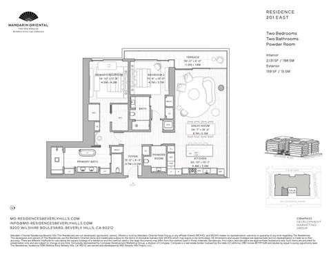 9200 Wilshire Blvd Unit 201E, Beverly Hills, CA 90212 - MLS#: 25539541