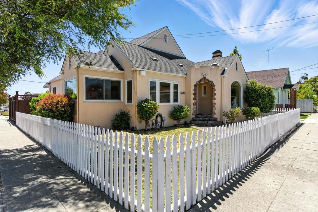 Gorgeous home with lots of natural light in a quiet neighborhood. Spacious living areas perfect for relaxing, entertaining and hosting. The kitchen offers impressive counter space for cooking together as a family. Lots of cabinets for your appliances and a convenient pass-through window and countertop to the dining room. Charming breakfast nook with a delightful corner view and built-in seating with storage. Pull down stairs to a finished attic for even more storage. A large, enclosed backyard with separate entrance for all your BBQs, parties or simply relaxing in the sun. Easy access to freeways and BART without any of the noise. Start making memories in this beautiful, versatile space. The perfect blend of comfort, charm, and convenience awaits. A few extras: Lots of recessed lights, under-counter lights, water filter and pull out pantry shelves in the kitchen. Double pane windows, gas fireplace insert, original hardwood floors with inlay trim, impressive round arch window in the living room, arched doorways, security system, updated outlets to conveniently charge your phones/computers/tablets, under house drainage system with automatic sump pump activation when it rains.