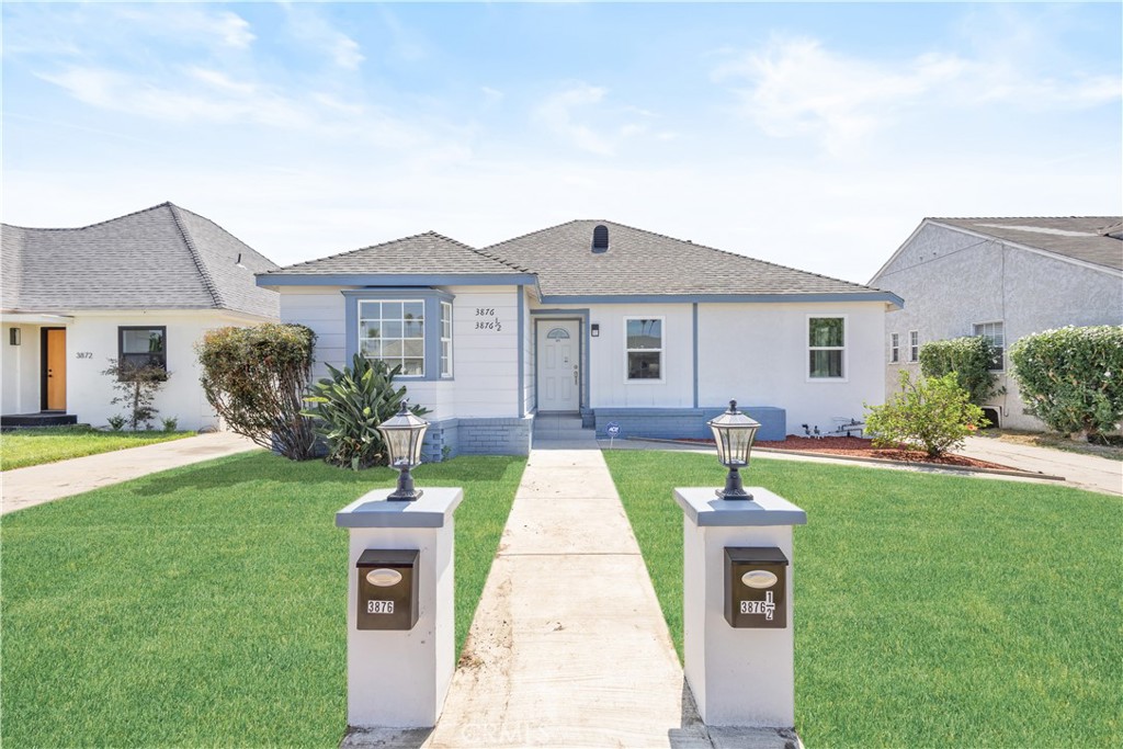 Beautiful Duplex in Prime Leimert Park – Main Home + Brand-New 2025 ADU / Guest House.
Addresses:
3876 Olmsted Ave (Main House)
3876 ½ Olmsted Ave (ADU / Casita)
Welcome to your dream home in the heart of Leimert Park! This property features a fully remodeled main residence and a brand-new detached 2-bedroom ADU (also perfect as a guest house, casita, or granny flat), completed in 2025 with full city approval. With two separate addresses and two new electrical meters, this home offers versatility for multi-generational living, rental income, or a private guest retreat.
Main House (3 Bed / 2 Bath – approx. 1,400 SQFT)
Modern kitchen with quartz countertops, large island, and new cabinetry
New bathrooms with sleek finishes
Retrofit windows throughout for energy efficiency
Stylish laminate flooring & decorative fireplace
Updated electrical panel & subpanel, copper plumbing, and new ceiling fans
Detached ADU / Casita (2 Bed / 1 Bath – approx. 600 SQFT)
Brand-new construction (2025) – final inspection approved
Open-concept living & full kitchen with high-end finishes
Mini-split AC system for efficient comfort
Ideal as a granny flat, guest house, casita, or income-producing rental
Perfect for multi-generational living or long-term investment potential
Total Living Space: 2000 SQFT
With modern upgrades, income flexibility, and a highly desirable location, this is a rare opportunity in one of Los Angeles’ most sought-after neighborhoods. This property falls within a designated census tract that may qualify buyers for up to $20,000 in grant funds, along with special financing options from City National Bank
Don’t miss your chance to own this versatile property in the heart of Leimert Park