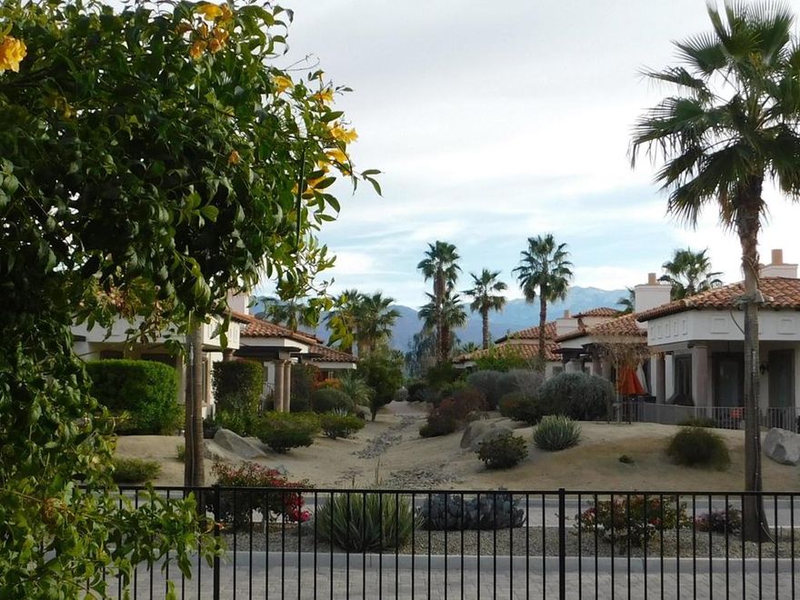 Welcome to Villa Portofino; Palm Desert's premier 55 or better, active, adult community.  This turnkey furnished 1559 square foot, two bedroom condo has a den, and two full bathrooms.  There is a chef's kitchen with granite counter tops and stainless steel appliances, and a private patio with bar-b-que for outdoor entertaining.Villa Portofino is known for its spectacular, Mediterranean style, 32,000 square foot clubhouse.  Enjoy a complementary movie in the 100 seat theater.  Have lunch in the bistro.  Or better yet, have your lunch served poolside.  There is fine dining if you like.  Or you can watch the game and have refreshments in the billiard room.  There is bridge, yoga, tai-chi, an art room, a music room, and a state of the art fitness center.  There is just no shortage of things to do here.  Villa Portofino is centrally located in close proximity to exquisite golf courses, fine dining, and excellent shopping.  Minutes to El Paseo, Acrisure Arena, McCallum Theater, and multiple casinos, as well as tennis, hiking, and biking.Rates:May - October: $3000/MonthNovember - December: $3500/MonthJanuary - April: $3900/MonthUtilities capped at $100/Month (Tenant responsible for all gas & electricity over $100 per month.)Security Deposit: $2500Cleaning Fee: $300