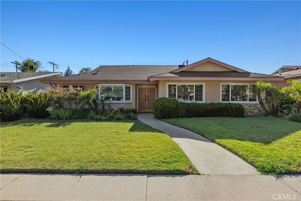 Discover timeless charm and endless potential in this spacious 3-bedroom, 2 bath, + office, single-story pool home nestled in a desirable Granada Hills neighborhood. Step inside to find a light-filled layout featuring a large living room with a stunning stone fireplace, an office/den with wood paneling and backyard views that can be converted into a 4th bedroom, and a charming kitchen with granite countertops & white cabinetry. The formal dining area opens seamlessly to the living spaces, ideal for entertaining and everyday comfort. The primary bedroom includes dual closets and an en-suite bath, while two additional bedrooms offer generous space and natural light. Throughout the home, you'll find well-preserved traditional finishes, custom window treatments, built-ins, and vintage decor that speak to its mid-century character. Outside, enjoy a private backyard retreat with a sparkling pool and spa, covered patio, and room to entertain. A detached two-car garage with rear access provides ample parking and possible ADU potential. Additional features include; central HVAC, dedicated laundry room, dual living areas + flexible office/den space, and a fantastic layout with indoor-outdoor flow with potential to open it up even more for that modern open concept feel. Located just minutes from top-rated schools, shopping, dining, and freeway access, this home offers comfort, convenience, and character in one of Granada Hills’ most established neighborhoods. Located just minutes from top-rated schools, shopping, dining, and freeway access, this home offers comfort, convenience, and character in one of Granada Hills’ most established neighborhoods.