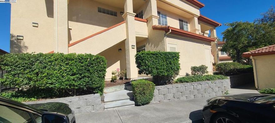 Make yourself at home in this spacious ground floor condo in Dublin. This highly desirable unit offers 1,080 sqft. of living space with 2 bedrooms, 2 bathrooms, a 1 car garage and many expected amenities. A great floor plan creates a welcoming atmosphere for entertaining or daily life. Flooring consists of laminate wood floors throughout. The kitchen includes white granite counter tops, large sink and stainless steel appliances including: electric range/oven, refrigerator, microwave and dishwasher. The airy bedrooms are perfect for getting a good night's sleep. Closets throughout the house are equipped with custom organizers. There is large patio off the living room and a small patio off the master bedroom. Additional amenities: 1 car garage and 1 reserved parking space, washer & dryer in unit, air conditioning, heat, fireplace, access to community pool and tennis court! Owner covers HOA dues. Water and trash included. *INFORMATION IS DEEMED RELIABLE, BUT IS NOT GUARANTEED.