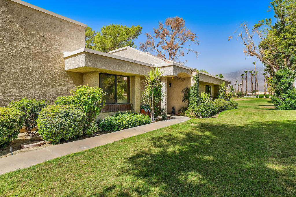 Ready for this season! Welcome to 68882 Calle Mula, Cathedral City, a stunning 3-bedroom, 2-bathroom home nestled in the highly desirable Cathedral Canyon Country Club community! This beautifully maintained residence offers breathtaking golf course views right from your backyard, creating the perfect oasis for relaxation or entertaining guests.Step inside to discover an open-concept living space filled with natural light, vaulted ceilings, and stylish tile flooring. The spacious kitchen features, ample cabinetry, and a breakfast bar that flows seamlessly into the dining and living areas. The primary suite boasts a private bath and direct patio access, while two additional bedrooms provide plenty of space for family or guests.Enjoy your morning coffee or evening cocktails on the expansive patio overlooking lush fairways and mountain vistas. Residents of Cathedral Canyon Country Club enjoy access to resort-style amenities, including multiple pools and spas, tennis courts, and a championship golf course.Conveniently located near the heart of Cathedral City, you're just minutes from shopping, dining, and entertainment. Downtown Palm Springs and the Agua Caliente Casino are also just a short drive away.Don't miss your chance to enjoy this exceptional golf course home in one of the Coachella Valley's most sought-after communities! *The third bedroom does not have a closet, but there is a bed for sleeping.