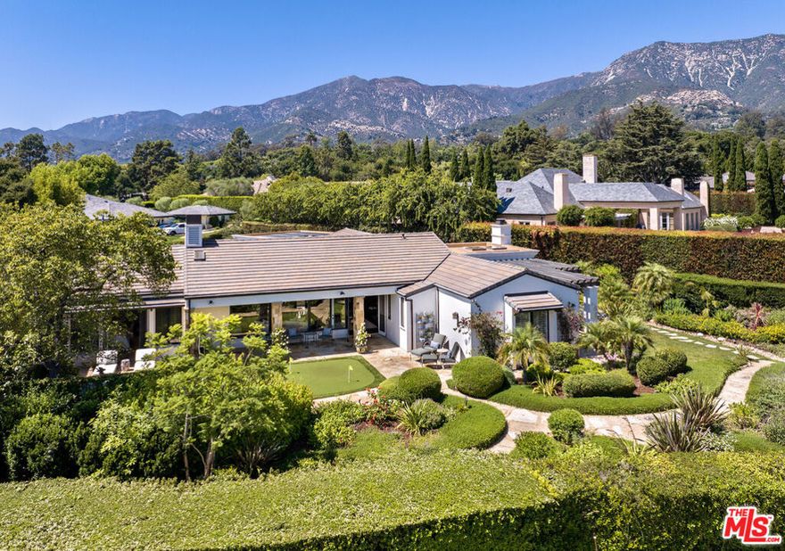Birnam Wood, Montecito's exclusive gated golf community, has never been better! With 24/7 security and one of the best clubs in town, this single level home is everything you've been waiting for. Skip the 2+year wait list to join Birnam and experience all the club benefits when you become a resident. Amazing food in the restaurant or delivered right to your door. Tennis, bocce, pickleball, fitness, golf, mah-jong, wine events, Birnam has it. 1975 Inverness has been recently updated with 3 gracious bedroom suites and 2 offices, the property lives beautifully as a full time residence or part time home. Multiple patio spaces look to beautiful gardens and foster an indoor/outdoor lifestyle. Dual baths/closets in the primary offer ample storage and privacy. Solar panels ensure low utility costs. Located in a quiet, A+ location!