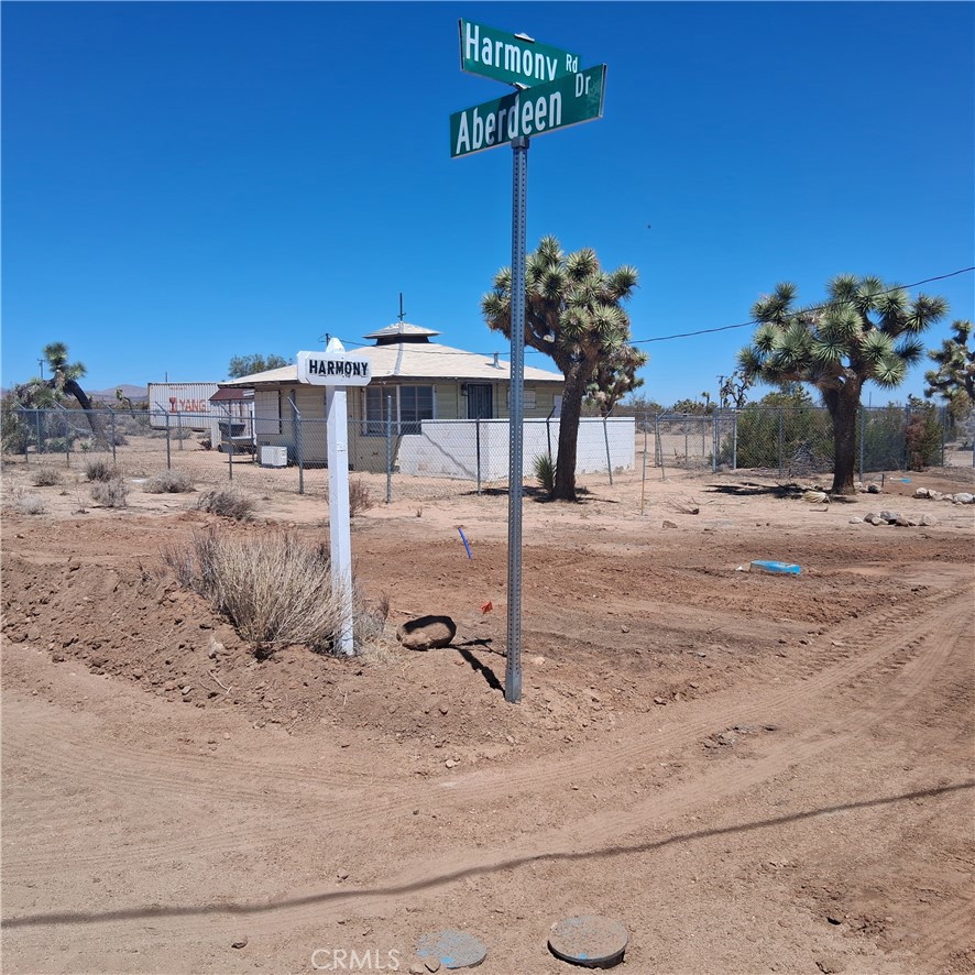 GREAT INVESTMENT OPPORTUNITY) This Property Consist, of 3 Partials of Land. #1-The Main House sits on 3.6 ac. Flat Buildable Land) Address 58388 Aberdeen Dr. It is a 1bd. 3/4 ba. house. Full Kitchen/with
refrigerator, electric Cook Top, Wall mount Double Oven, Dish washer, Lots of Cabinet Space. The bath Rm. has a shower, vanity & toilet. The bed rm. has a lot of over head Storage space With closet & Room for a Fullsize BED. The living area has tile floors, high callings throughout the house,
(A very COZY SETTING within a 400 sf, House) It also comes with a Washer & Dryer set in the Landry rm. on the side of the house.
External Power plug-ins. & (A Mini Split To KEEP YOU KOOL.) It also has 2 Storage Sheds out side, & A 40 ft. Cargo Container. The area around the house in fenced in W/ Double Gates.
Partial#2 APN=0598-261-09-0000) is a Blank Canvas consisting of 1.8 Acers Flat Buildable Land next door, Setting North of the Main House On Harmony Rd.
Partial#3 APN=0598-261-13-0000) sits on 3.6 Acers of Flat Buildable land, With a 216 sf, CABIN. West of the Main House on the corner of Aberdeen DR & La Harba Ave. across the road. on the same side of the Street.
(A MUST TO SEE)