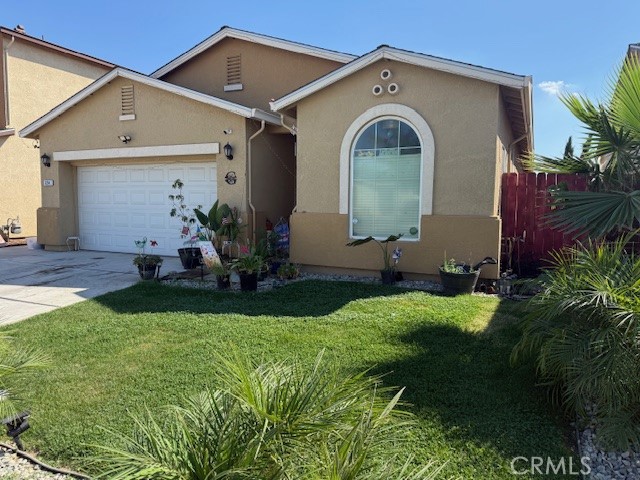 Welcome home to this beautifully built 2020 single-story home on the desirable north side of Merced. A perfect blend of modern features, comfort, and low maintenance make this a standout property.
Step inside to discover its open floor plan, where the spacious living room flows seamlessly into the gourmet kitchen. Natural light, clean lines and European-hinged cabinets pair perfectly with granite countertops and built-in, energy-efficient appliances. The kitchen’s double-compartment sink and intelligent layout make cooking and entertaining a joy.
With 3 generous bedrooms and 2 full baths all on one level, every space feels accessible and private. The master suite offers room, comfort, and style, while the second bath is inviting and well equipped.
Outside, the home sits on a well-sized lot (~4,500 sq. ft.) with a manicured front yard, automatic irrigation, and a 2-car garage. Low exterior maintenance and modern systems mean you can enjoy more time relaxing and less time doing upkeep.
Located in a quiet, suburban setting yet conveniently close to schools, shopping, dining, and major routes—this home is a fantastic opportunity for first-time homebuyers, growing families, or anyone looking to settle into single family home with modern amenities