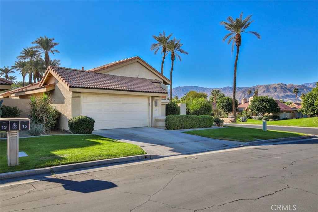 Trade the snow for sunshine at Villa Marbella, where comfort meets convenience in the heart of Palm Desert. This inviting home offers spacious living, mountain views, and all the amenities you need for a long, relaxing stay.
Step into the bright living room with vaulted ceilings, a cozy gas fireplace, and plenty of comfortable seating for watching TV or enjoying quiet evenings. Large sliders open to the back patio, where you can sip your morning coffee while overlooking the lush greenbelt and stunning mountain backdrop.
The fully equipped kitchen makes meal prep a pleasure, with everything from cookware and bakeware to serving dishes. Host friends in the dining room or dine al fresco on the patio — the perfect spot for evening gatherings under the desert sky.
The spacious primary suite features a dressing area, dual-sink bathroom, and a desk for any projects you may need to tackle while away. Stream your favorite shows on the Roku-equipped TV using your own subscriptions. The guest bedroom offers two twin beds for visitors or those who prefer their own space, also with Roku streaming.
Enjoy the private west-facing courtyard — ideal for soaking up the sun by day and catching breathtaking sunsets in the evening. Gather around the patio table for six, fire up the gas grill, and make the most of Palm Desert’s warm, dry climate.
No smoking, vaping, or pets.
Whether you’re here for a month or the whole season, Villa Marbella offers all the comforts of home in a beautiful desert setting — perfect for snowbirds looking for a sunny escape.