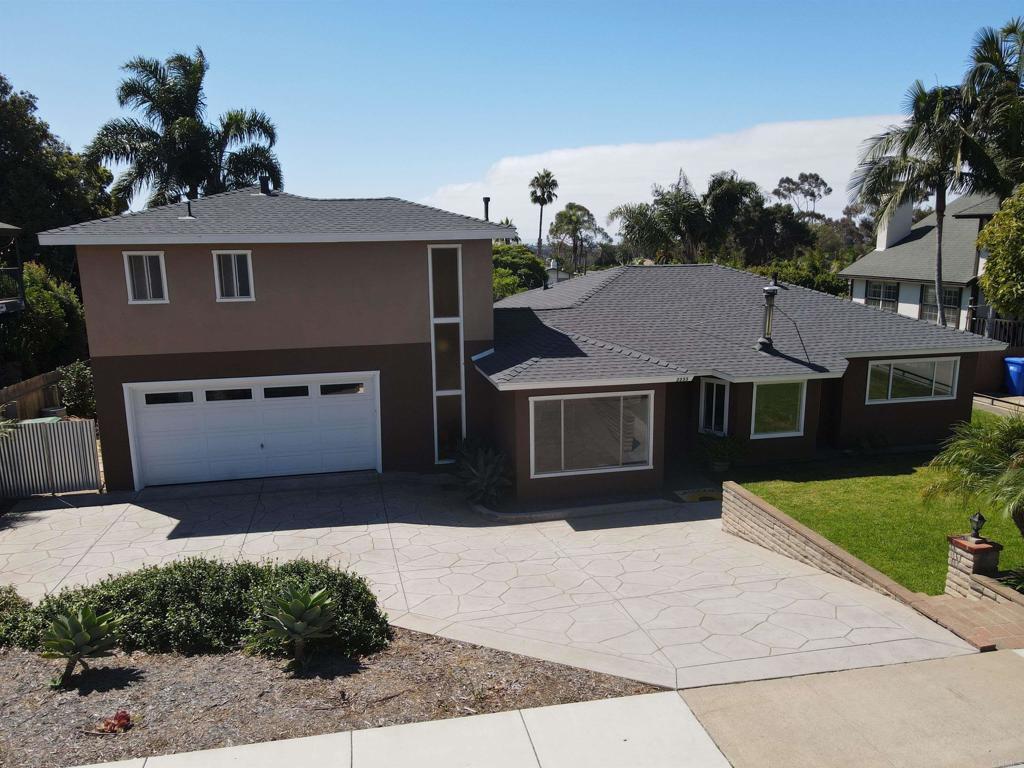 First time on the market since 1966! Don't miss this opportunity to own this Ocean View property on a lushly landscaped lot just minutes away from Oceanside beach! Step out onto the private backyard with a patio cover and gazebo with lots of room for entertaining. This home features 2021 sqft with 4 bedrooms 2.5 baths and a bonus Office/Library/media room on the first level. Take the spiral stairway to your Private Master Bedroom on the upper level. Look out onto your Ocean View from the double sliding glass doors and upper level deck. Roof recently replaced, water heater replaced in 2022. Located in the Dixie Village neighborhood. This property is only minutes away from Oceanside's restaurants, parks, shops, freeways and harbor. Goat Hill Park Golf Course and Ron Ortega Recreation Park are both less than a 10 minute walk! No HOA or Mello-Roos! Schedule your showing today!
