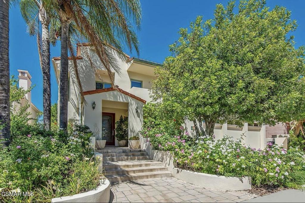 Nestled in one of Calabasas' most sought-after guard gated neighborhoods on a quiet cul de sac, this stunning Mediterranean estate offers luxurious living with unparalleled privacy and breathtaking views. A true masterpiece, at nearly 5,000 square feet of living space this home blends contemporary design with timeless elegance, creating an inviting atmosphere for both relaxation and entertainment.As you enter the grand foyer, you're greeted by soaring ceilings, gleaming marble floors, and an open-concept floor plan that flows seamlessly from room to room. The expansive living spaces include a formal living room with a striking fireplace, a spacious dining area perfect for hosting, and a family room with large windows that allow natural light to flood the space.The chef's kitchen is a culinary dream, featuring high-end stainless steel appliances, a large center island, and custom cabinetry. Whether preparing a gourmet meal or enjoying casual dining, this kitchen will exceed your expectations.The home boasts five generously sized bedrooms, including a luxurious master suite with a private balcony, sweeping views, and an opulent en-suite bathroom. The master bath is a sanctuary, complete with a soaking tub, shower, dual vanities, and a spacious custom walk-in closet.Outside, the backyard is an entertainer's paradise. A sparkling pool and jacuzzi, an outdoor barbecue, and multiple lounging areas make it ideal for hosting guests or enjoying a peaceful evening under the stars. Lush landscaping and panoramic views of the Santa Monica Mountains complete the serene environment.Additional features of this magnificent home include a bonus room and a 3-car garage.Located in a prestigious gated community, this home provides the ultimate in comfort and security while being just moments from Calabasas' finest shopping, dining, and entertainment options including the prestigious Calabasas Commons and Calabasas Country Club. Located within the award winning Las Virgenes Unified School District and minutes to Malibu's world-famous beaches. Neighborhood includes access to lighted tennis courts. Experience the perfect blend of luxury, sophistication, and serenity - your dream home awaits.
