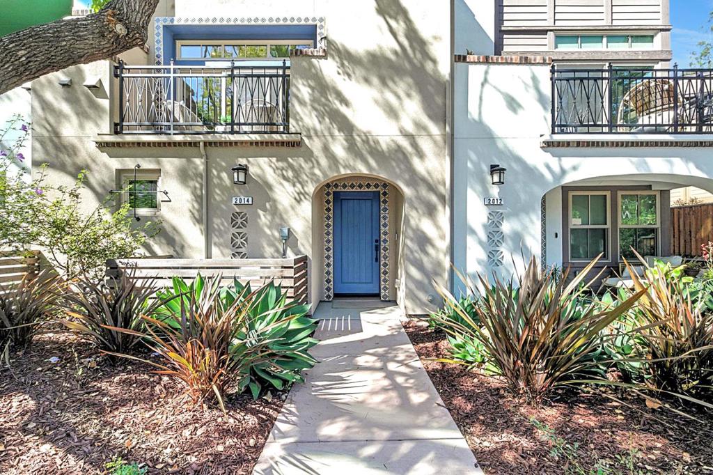 First Time Ever on the Market! Welcome to 2014 W Middlefield Rd, a luxury tri-level townhome built in 2020 by renowned builder Vierra Moore. This is the first resale in the entire 15-home enclave, and it shows off its pedigree with prideboasting Dacor and Samsung appliances, rare gas cooktop, Anderson windows, floor-to-ceiling glass, hardwood floors, and a sun-drenched north/south-facing layout (light all day, no harsh heat). With 5 years left on the builder warranty, peace of mind comes standard. The open-concept second level features a stunning chefs kitchen with island, dining area, and spacious living room that flows seamlessly to a private patioperfect for morning coffee or evening wine. Zoned for Los Altos High, and surrounded by top private schools like Challenger, Pinewood, Harker, and Stratford. Prime Silicon Valley location: Apple HQ (10 min), Googleplex (12 min), Nvidia (18 min), Meta HQ (25 min). Elevated, effortless living just minutes from Palo Alto and Los Altosthis is your invitation to level up.