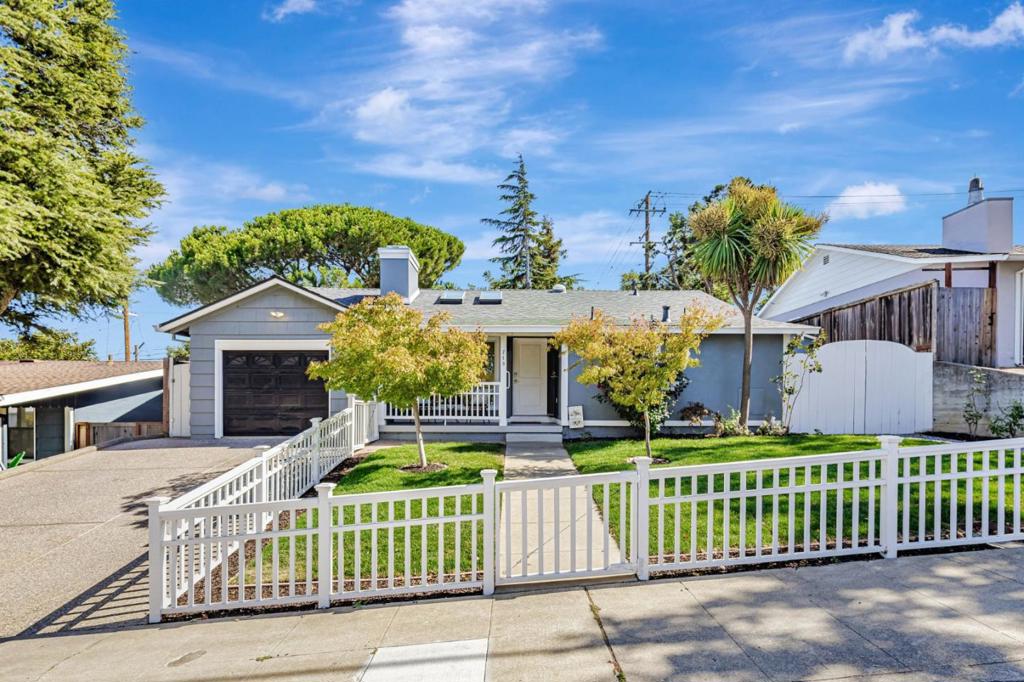 Charm, Style & Natural Light to this updated home home with curb appeal and great space! This light filled updated home also features an amazing ADU that was just completed. In the main home you will find a lovely living room & formal dining area. The updated crisp white kitchen is filled with natural light, an abundance of cabinet space & quartz counters with an open concept casual dining space in the spacious family room that has high ceilings, sky light, and large sliding door to the backyard. The primary bedroom has an updated bathroom w/separate tub, and stall shower. In addition to all this home has to offer, the big bonus is the just completed fantastic ADU with standout features, enter into a generous bedroom with soaring ceilings, complemented by a darling eat in kitchen with comfortable sitting space. The ADU also includes a laundry room, large walk-in closet and a stunning bathroom with double sinks and oversized stall shower. This versatile addition is ideal for guests, extended family or as a source of rental income. This home has so much to offer with modern updated features & flexibility with the ADU. A must see!! The main house was originally a 3 bedroom/2 Bath and now is a 2/Bed/2 Bath with a flex room. Just minutes from Laurelwood Plaza & Hillsdale Mall.