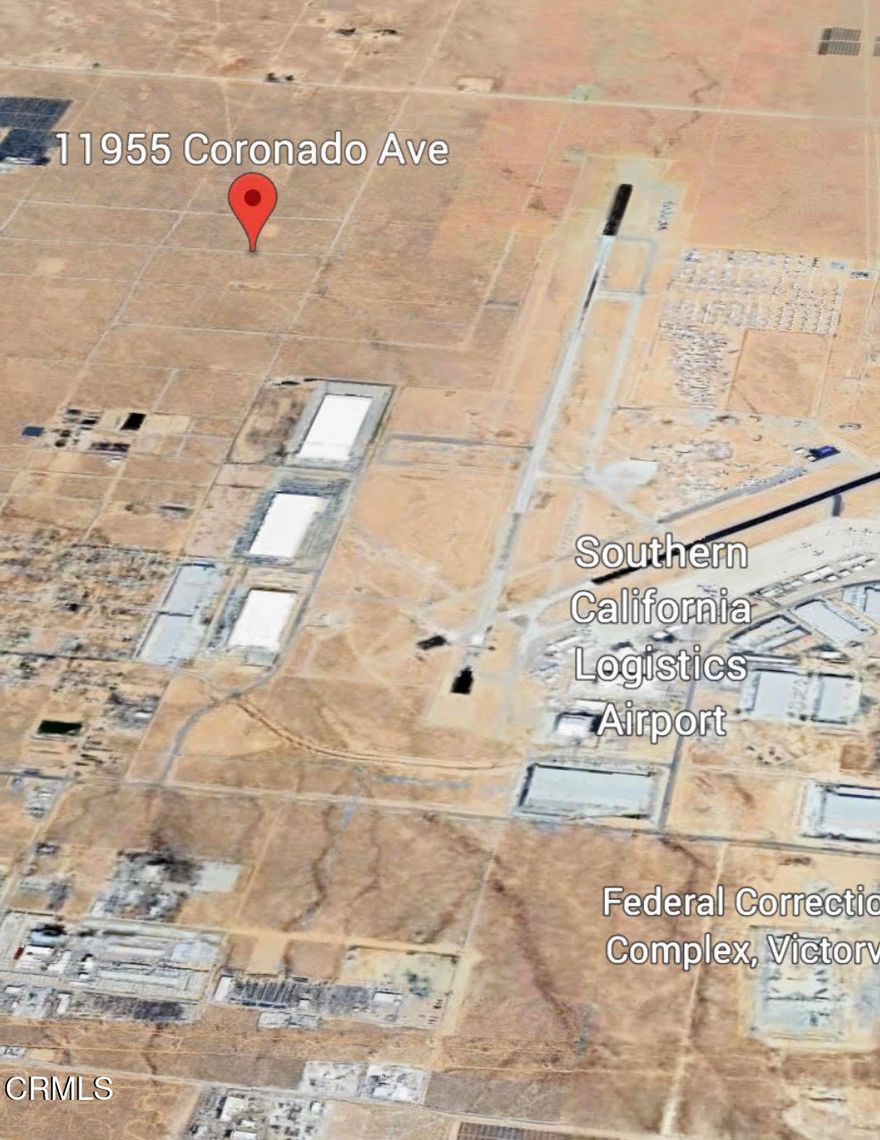 For Sale 2.5 Acres of Industrial Land in the City of Adelanto, in the High Desert of Southern California, and within the Southern California Logistics Airport (SCLA) Complex, known as the former George Airforce Base. This Industrial property is located on Pearmain Street, south of Coranado Street. It is one mile east of Highway 395. It is approx. 4,000 feet from the Logistics Airport and approx. 7 miles from the 15 Freeway. The City of Adelanto is a small city located in San Bernardino County, situated approximately halfway between Los Angeles and Las Vegas.Adelanto has approximately 38,000 residents. Its economy relies mainly on logistics and corrections.  The city is a hub for warehousing and distribution.The city's economy is heavily impacted by the presence of several detention and correctional facilities, including the federally contracted Adelanto Detention Center.Adelanto has actively embraced the regulated cannabis industry, establishing a 'cannabis zone' that permits cultivation, manufacturing, distribution, and retail (dispensaries).The city is attracting significant alternative energy projects, including large-scale solar and storage facilities.The city's main entertainment venue is the Adelanto Stadium, a multi-purpose facility that has historically hosted minor league baseball (the High Desert Mavericks) and is now used for various events, including concerts, soccer, and motorsports.If you can see yourself investing in this property and you feel now is the time Call/Write Now Baron