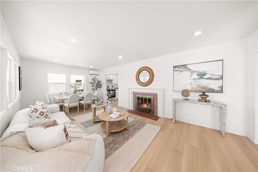 Beautifully renovated 1,472 sq ft single-family home situated on a 6,116 sq ft lot in a quiet cul-de-sac. This move-in-ready residence has been thoughtfully upgraded throughout, offering modern comfort and convenience in a prime location near schools, parks, and shopping.

The home features a brand-new kitchen with updated cabinetry, countertops, and appliances, along with newly remodeled bathrooms showcasing contemporary finishes. The spacious living room is bright and inviting, highlighted by a charming fireplace that creates a warm focal point for the home. Fresh new exterior paint enhances the property’s curb appeal and gives it a clean, refreshed look.

All renovations were completed with attention to detail, ensuring a cohesive and stylish interior. The oversized detached 2-car garage (approx. 600 sq ft) provides ample parking, storage, or potential for future ADU conversion (buyer to verify). The generous 6,116 sq ft lot offers plenty of outdoor space for gardening, entertaining, or expansion possibilities.

Combining a convenient location, extensive upgrades, and a well-maintained setting on a cul-de-sac street, this home is a rare opportunity you won’t want to miss.