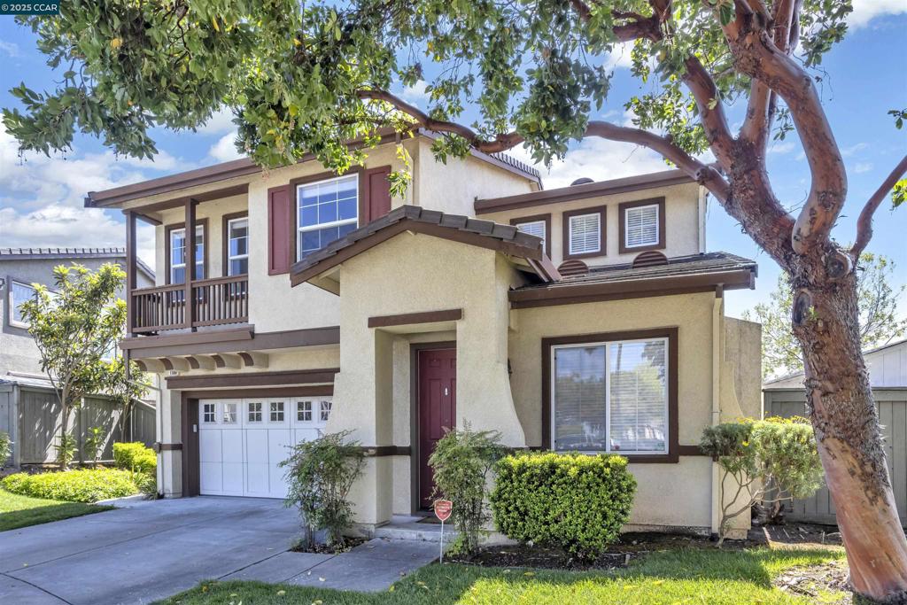 Welcome to this beautifully maintained 5-bedroom, 3-bath home in the sought-after Victoria by the Bay community of Hercules. This spacious two-story residence features a convenient full bedroom and bathroom on the main level perfect for guests or multi-generational living. The light-filled layout includes an open-concept kitchen with like-new LG stainless steel appliances (installed 2024), freshly painted white cabinetry, and updated window blinds throughout. A versatile upstairs loft offers endless possibilities for a home office, media room, or play space. The primary suite is a serene retreat with a generous floor plan, abundant natural light, and a freshly reglazed ensuite bathroom. Outside, the cozy backyard provides the ideal setting for relaxing or entertaining. Located near major freeways, shopping, and scenic bayfront trails, this home blends comfort, style, and convenience in a highly desirable neighborhood.
