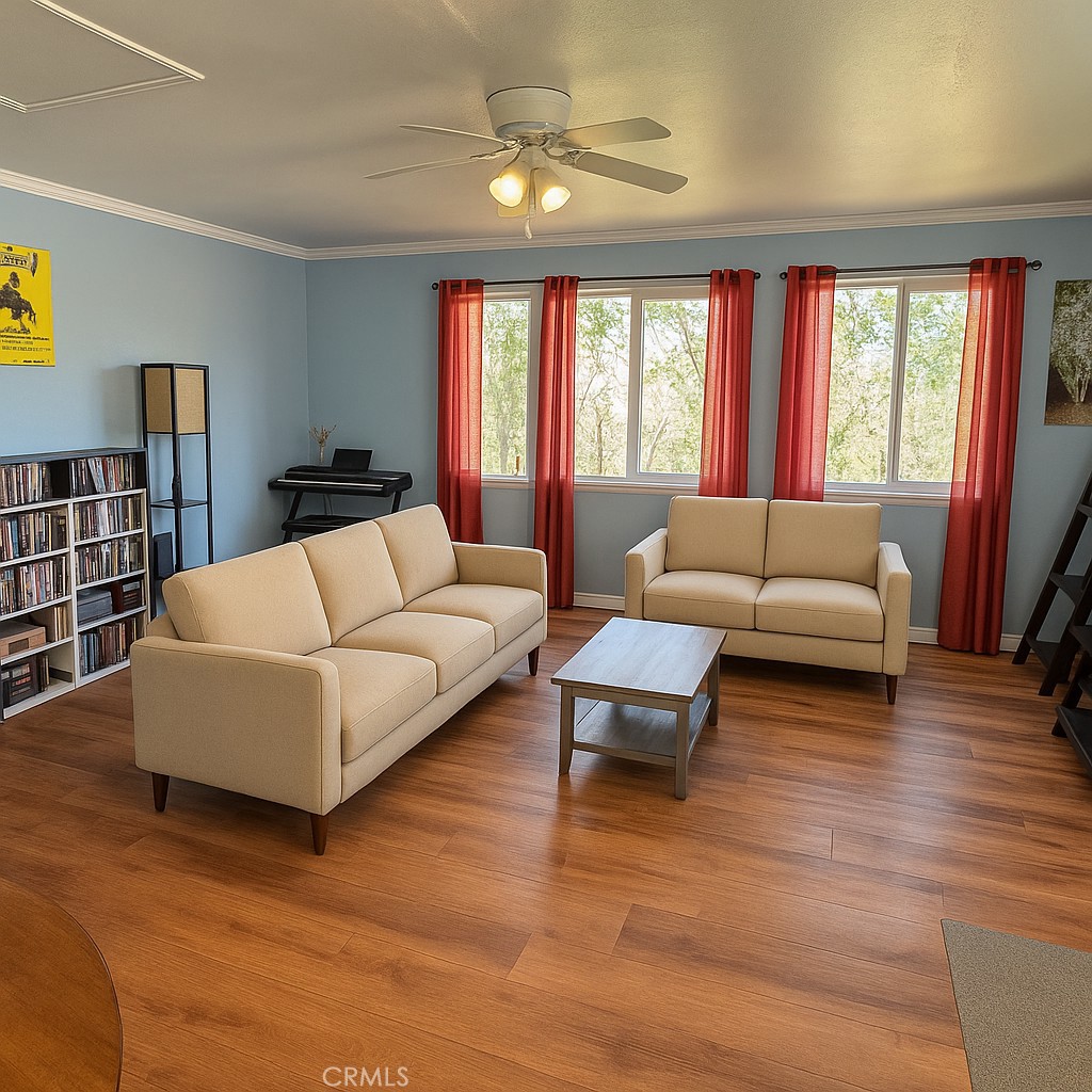 Check out this unique property! A cozy 1-bedroom, 1-bath singlewide manufactured home on a permanent foundation with a stick-built expansion that adds a spacious living room and another bedroom. The open concept kitchen and dining area are perfect for relaxed living, and the Lassen Mountain views from the backyard are breathtaking! There’s also a 1-bedroom, 1-bath unfinished ADU (about 720 sqft) that’s waiting for you to complete to your liking, plus an uninstalled shed ready for you to set up. With over 1.5 acres of land, you’ll have plenty of room for privacy and future projects. The ramp adds easy access, and there’s an RV included for your adventures! This unique property has plenty of room to grow and make it truly yours. With so many possibilities, I can’t wait for you to see it!
Please note that some photos are edited to help you envision yourself in this space. OWNER WILL CARRY!