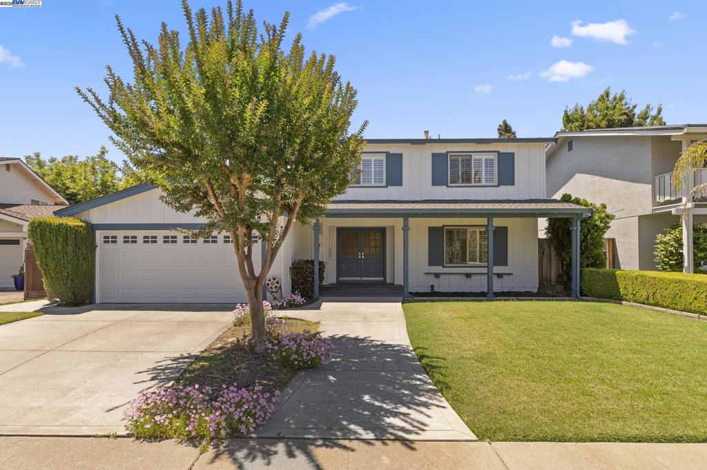 Charming, Move-In Ready Home in Desirable Pleasanton Neighborhood!! Welcome to this well-maintained 4-bedroom, 2.5-bathroom home located on a spacious lot in one of Pleasanton’s sought-after communities. Step inside to find fresh paint and brand-new carpet throughout, creating a clean and inviting atmosphere. The light-filled family room opens to a formal dining area, perfect for entertaining. A cozy wood-burning fireplace warms the living room, while plantation shutters add a touch of elegance throughout the home. The kitchen offers ample counter space and an electric range—ready for everyday meals or holiday hosting. Enjoy the convenience of an indoor laundry room and a downstairs half bath for guests. Located near top-rated schools, shopping, dining, and parks—this home combines comfort, functionality, and a fantastic location. Don’t miss this opportunity! Open house Saturday and Sunday 12-3pm