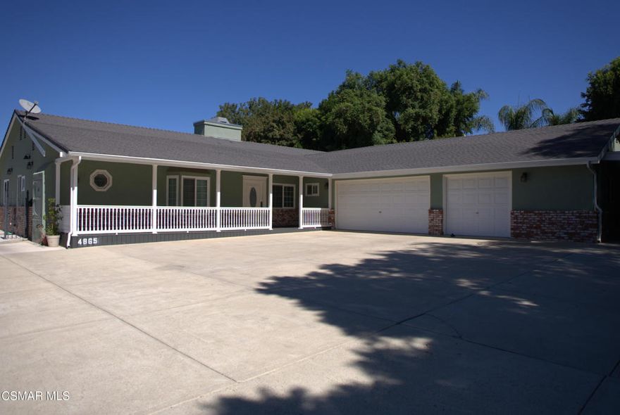 Beautifully updated ranch-style home tucked away on a private flag lot, offering privacy and modern comfort. The single-story layout includes 3 bedrooms, 2.5 bathrooms, laminate wood-like floors, dual-pane windows, and tasteful finishes. The open floor plan features a bright family room, dining area, and living room with fireplace. The remodeled kitchen includes black stainless appliances, stone countertops, and ample cabinetry. Additional features include a dedicated office, laundry room, and attached 2-car garage with direct access.Enjoy the covered patio and private fenced yard--perfect for relaxing or entertaining. Located on a well-maintained multi-home estate with ADUs at the rear, each with its own entrance and fenced yard. Conveniently situated near shops, dining, and freeways.Lease Terms:Owner covers water, gas, and trash; tenant pays electricity. Pets considered with approval. No smoking. Renters insurance required. Flexible lease term; long-term preferred.