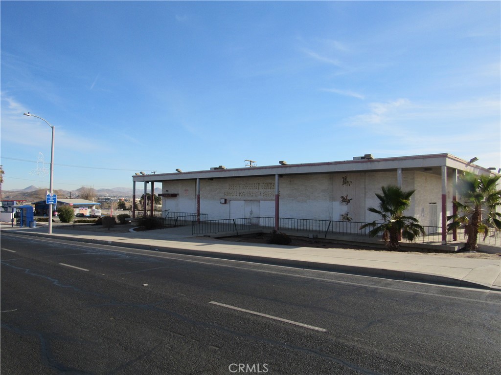 This property is suitable for a wide variety of commercial uses. Strategically located near the Victorville DMV, The property is ideal for businesses seeking high visibility and convenience in a growing area. Located at a four-way signalized corner. Previously used as a bank & medical equipment & supplies company. There are two Roll Up Door’s on the Backside of the building. The buildout includes multiple offices & restrooms throughout.
